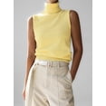 thumbnail image 4 of Womens Cardigan Sets 2 Piece Long Sleeve Shrug Top Cropped Cardigan Jackets with Vest Yellow Set S, 4 of 9