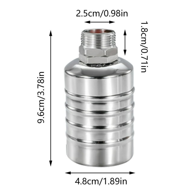 JJKBVCLO 304 Stainless Steel Fully Automatic Water Level Control Float 2024 New Auto Shut Off Mini Float Automatic Water Level Controller For Water Tank
