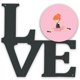 thumbnail image 1 of Decoración de pared Caroline's Treasures Ballerina Red Head Jete Metal Love Multicolor, 1 of 1