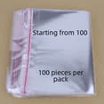 thumbnail image 1 of Bolsa de opp transparente, bolsa de embalaje de ropa, bolsa de plástico pe con autosellado, bolsa autoadhesiva para almacenamiento, 1 of 3