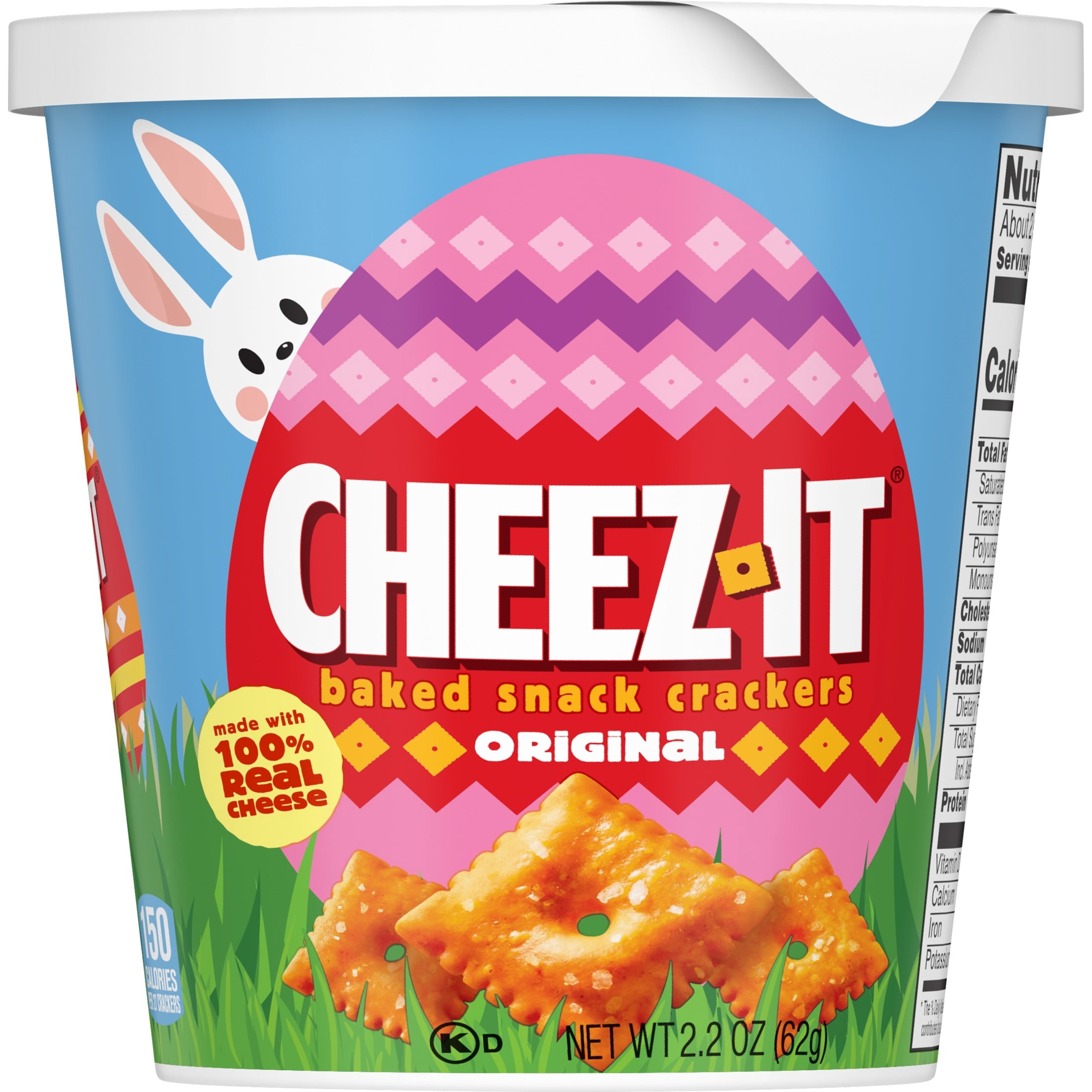 Cheez-It Original Baked Snack Crackers, Easter Snacks, 2.2 oz