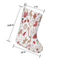 thumbnail image 5 of 3 Pcs Christmas Stockings,White Christmas Cookie Pattern Stockings Christmas,14.8'' Xmas Stockings,Christmas Party Favors,Christmas Party Decorations,Christmas Stockings Personalized, 5 of 5