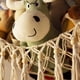 thumbnail image 4 of Hamaca De Almacenamiento De Juguetes De Peluche con Luz LED-macramé Jumbo Organizador De Esquina para Habitación De Muñecas Decoración De Malla-Redes De Almacenamiento Colgantes Dormitorio p, 4 of 5