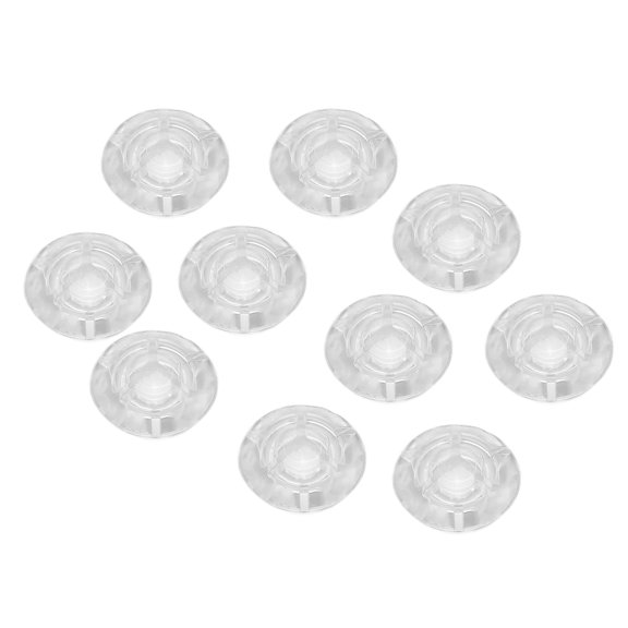 Tapa de Unas del interruptor de pastel, Toppers Transparentes de Flotación de 10 Piezas para el Pedal de Efecto de Guitarra para la Guitarra