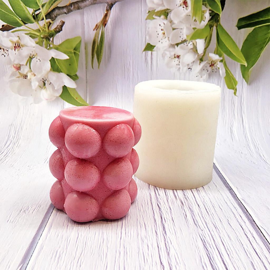 HannLk 3D Candle Silicone Molds Handmade Soap Ornaments Moulds DIY Soap Candles Moulds