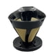 thumbnail image 2 of Verter sobre café Cono Gotero Gotero Accesorios Fácil de limpiar Extracción Manual Reutilizable Filtro de café para camping, hogar, oficina, 2 of 8