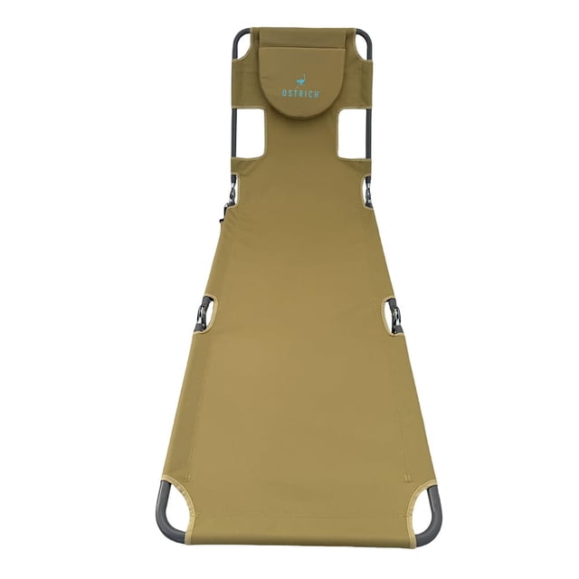 Tumbona con forma de avestruz, ligera, color canela