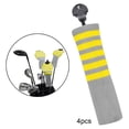thumbnail image 4 of 4 Uds. De cubiertas para cabeza de palo de Golf, reemplazo de cubierta de madera de calle con estilo Raya gris Zulema Fundas para cabezas de palos de golf, 4 of 7
