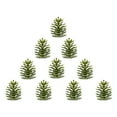thumbnail image 1 of Green Christmas Decoration Christmas Ornaments Christmas Atmosphere Decoration 10PC Snowflake Ornament Goddaughter Christmas Ornament Ornament Exchange Cute Ornament Set Bulk Christmas Ornament, 1 of 4