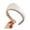 Beige, variant on Women Headband Wide Brim Satin Triangle Headband Face Shaping Makeup Washing Hair Hoop Non-Painful Daily Hair Accessory