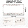 thumbnail image 3 of Doodle Paw Prints License Plate Frame - 2 Pack Universal Stainless Steel License Plate Holder with Screws & Chrome Caps, 2 Holes Car License Plate Cover for US Vehicles Decorative, 3 of 7