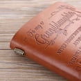 thumbnail image 6 of Vintage Engraved Faux Leather Journal Notebook Diary to Grandson Granddaughter Travel Notepad Gift 20x12cm, 6 of 11