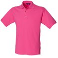 thumbnail image 1 of Henbury - Polo Clásico de manga corta con cuello levantado Modelo Stand Up Collar para hombre/caballero - Verano/ Vacaciones/Deporte (Fucsia), 1 of 1