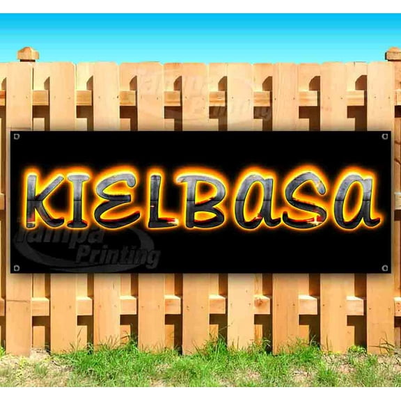 Kielbasa 13 oz Vinyl Banner With Metal Grommets