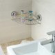 thumbnail image 2 of Corner Shelf Shower Basket Stainless Steel Bathroom Rack Shower Shampoo Rack, 2 of 3