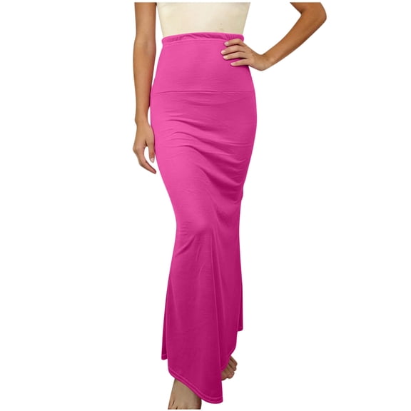 hotojiny Women's Long Pencil Skirt Trendy High Waisted Summer Outfit Clubwear Comfortable Bodycon Tight Maxi Skirts