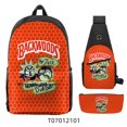 thumbnail image 1 of New cartoon BACKWOODS three-piece schoolbag for primary and secondary school students, 1 of 1