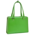 thumbnail image 6 of McKlein VERONA, Fly-Through Checkpoint-Friendly Ladies' Laptop Briefcase, Top Grain Cowhide Leather, Green (96621), 6 of 6