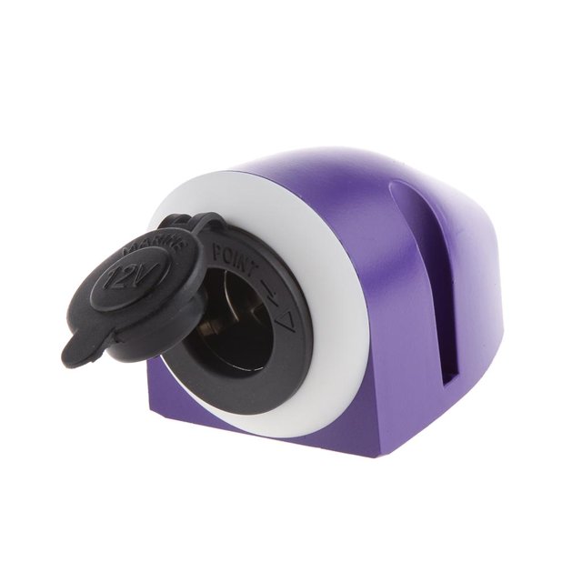 Cargador De 12V A Prueba De Agua Adaptador De Corriente Toma De Encendedor De Cigarrillos De Coche Púrpura Macarena Encendedor