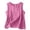 582#Hot Pink, variant on Linen Tank Tops for Women Comfy Summer Sleeveless Crewneck Gauze Shirts Casual Blouse Loose Fit Tops Navy XL