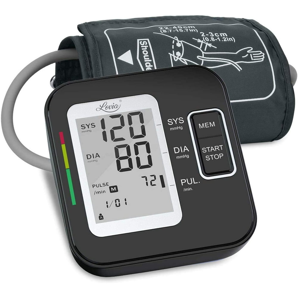 Blood Pressure Monitor For Upper Arm Lovia Accurate Automatic Digital