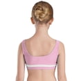 thumbnail image 4 of Raenseen Kids Girls Athletic Tracksuit 2 Piece Outfits Dance Tank Tops Sport Bra and Yoga Shorts Pink 10, 4 of 8