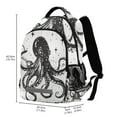 thumbnail image 3 of ALAZA Octopus Backpack Elementary School Bag Bookbag Travel Rucksack, 3 of 7