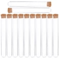thumbnail image 1 of Miangastore 25 Pcs Éprouvettes Vides avec Liège pour Scientifiques et Chercheurs, 1 of 8