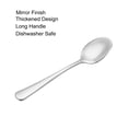 thumbnail image 4 of Uxcell Metal Spoons 4" 410 Stainless Steel Spoon for Home Kitchen Restaurant 6 Pack, 4 of 6