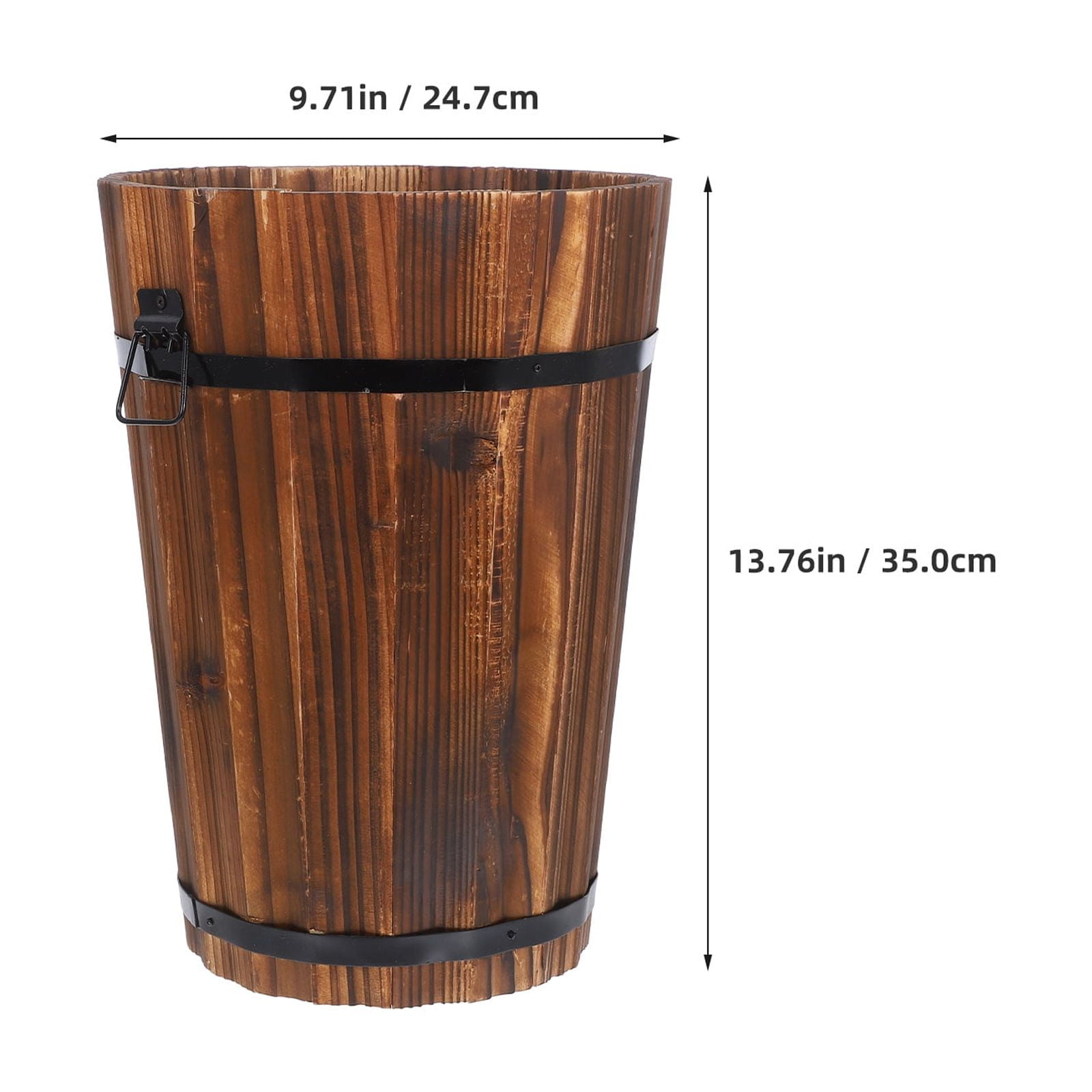 Clispeed Brown Porch Umbrella Stand Rack for Indoor Use, Decorative and , 1 Pack
