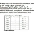 thumbnail image 2 of Merck Animal Health Safe Guard Beef Dairy Cattle Dewormer Paste 290gm XC, 2 of 2