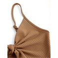 thumbnail image 4 of Vibrant V-Neck Cami Dress Sexy Cut Out Split Hem Sleeveless Flowy Essential, 4 of 14