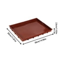 thumbnail image 2 of ZZHZGZ Canada Sale Silicone Baking Tray with Dividers for Easy Demould Lightweight Rectangular Coffee for Baking Cakes and Making Bread At Home, 2 of 3