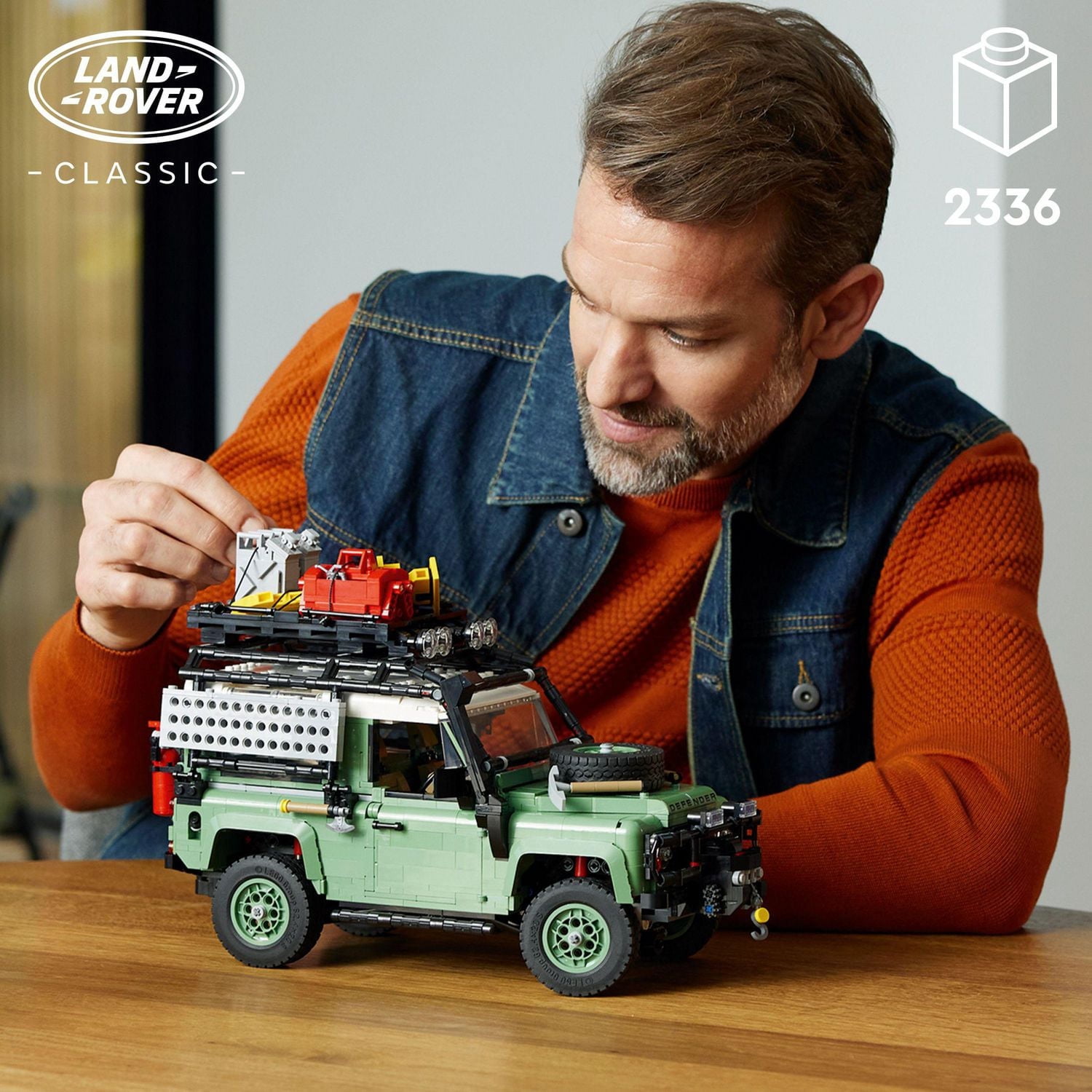 LEGO Icons Land Rover Classic Defender 90 10317 Ensemble de construction (2336 pièces)