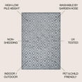 thumbnail image 4 of JONATHAN Y IBIZA 3 x 5 Area Rug, Portmany Neutral Diamond Trellis - Dark Gray, IBZ104A-3, 4 of 10