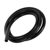 Unique Bargains 1pc 130PSI Max Pressure Universal Silicone Vacuum Tubing Hose Car Automotive Vacuum Line High Temperature Silicone Black 5FT 2mm Thickness 5/16" 8mm ID