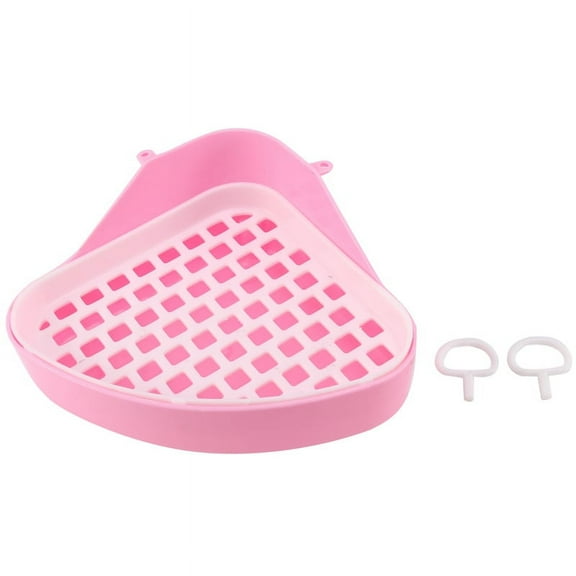 1 x Pet corner litter tray-Pink