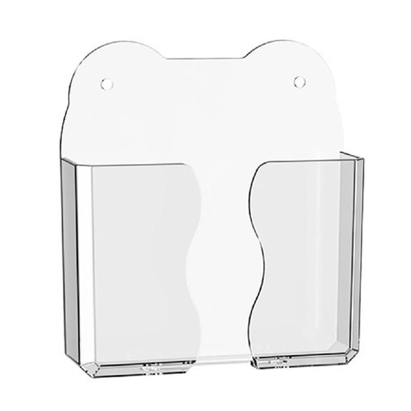 Wall Phone Holder Bracket Stand for Bedrooms Most Phones with Charging Access&Multipurpose Storage