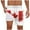 White^, variant on Jjayotai Mens George Shorts, Men's Canadian Maple Leaf Print Shorts, Double Layer Beach Shorts with Compression Liner Pocket Elastic Waist Drawstring