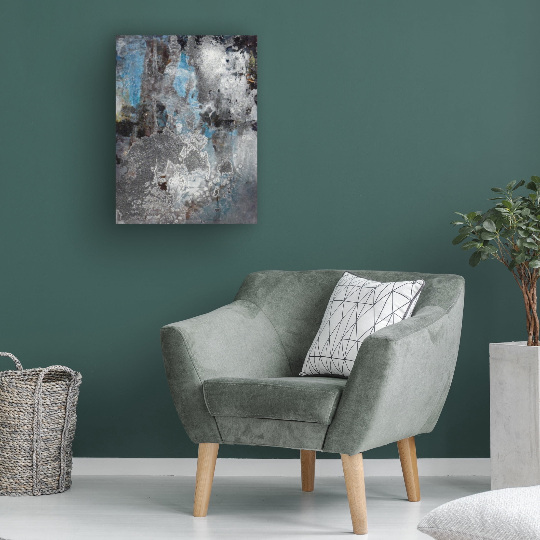 Canvas Wall Art - Deb Chaney 'French Beach' Wall Art for Living Room, Bedroom, or Office Décor by Trademark Fine Art - 18 x 24 Inches
