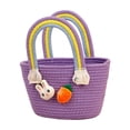thumbnail image 6 of Tyidzon Easter Baskets for Kids, Woven Baby Easter Gifts Basket with Handle, Empty Bunny Egg Basket for Girls Boys Kids, 6 of 6