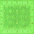 thumbnail image 1 of Ahgly Company Indoor Square Persian Green Traditional Area Rugs, 5' Square, 1 of 1
