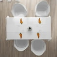 thumbnail image 3 of Ambesonne Green Orange Place Mats Set of 4, Carrot Drawing, Standard Size, Dark Orange Emerald, 3 of 4