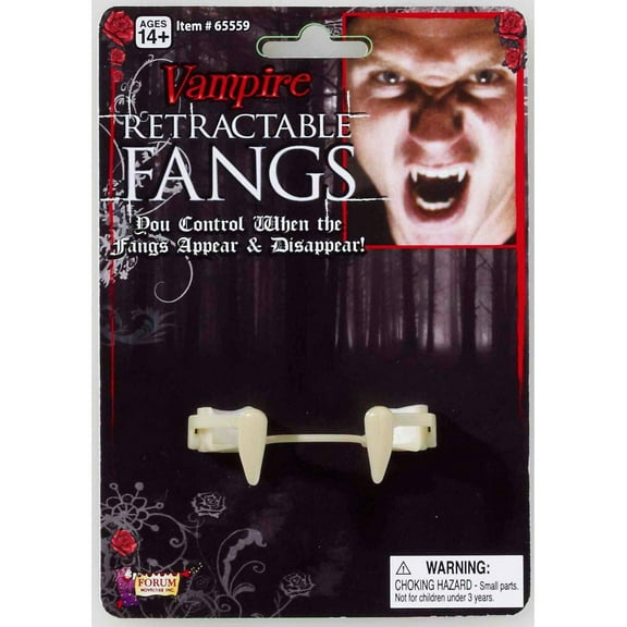 Retractable Vampire Fangs Adult