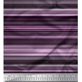 thumbnail image 1 of Soimoi Japan Crepe Satin Fabric Horizontal Stripe Printed Fabric 1 Yard 42 Inch Wide, 1 of 3
