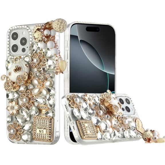 For Moto G Stylus 5G 2026/2025 Full Diamond with Ornaments Hard TPU Case Cover - Ultimate Multi Ornament