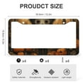 thumbnail image 3 of License Plate Frames Autumn Scenery License Plate Cover Frame 2 PCS Happy Fall Harvest Aluminum Metal License Plate Cover for Women Men US Vehicles, 3 of 6