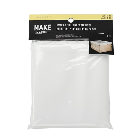 16" White Water-Resistant Crate Liner by Make Market® - Summer Crafts