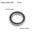 thumbnail image 2 of 6906-2RS Deep Groove Ball Bearings 30mmx47mmx9mm Double Sealed Chrome Steel Z2 ABEC1 10pcs, 2 of 4