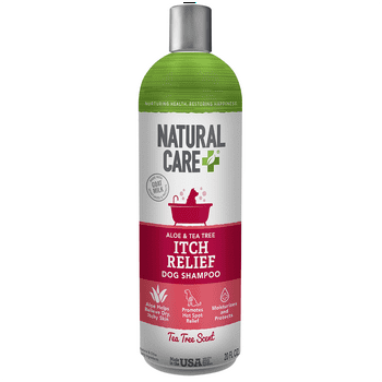 Natural Care Aloe and Tea Tree Itch  Dog Shampoo, Tea Tree Scent, 20 Ounces